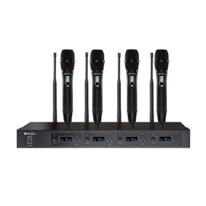 Pro 4 Channel Wireless Handheld Microphone System 